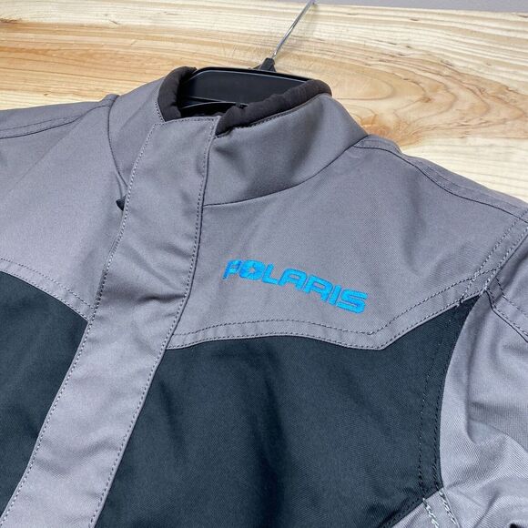 Polaris Jacket Womens Small Gray Full Zip Dry Jacket Lightweight Motor Sports - Picture 3 of 15